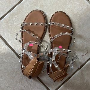 Girls Steve Madden studded sandal